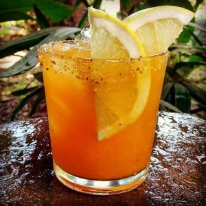 Ciao Bella Tequila, Campari, mixed citrus fruits (orange, grapefruit, startfruit, keylime)